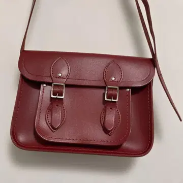 캠브리지 가죽 숄더백