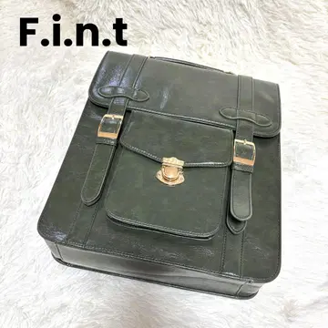 핀토 백 백팩 숄더 새첼 3way 그린 브로치 포함