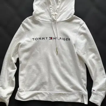 TOMMY HILFIGER 화이트 후드티 XS