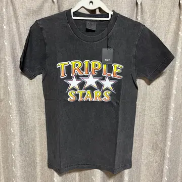 y122515 TMT 티셔츠 블랙 프린트 S