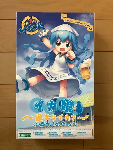 미조립 코토부키야 이카무스메 프라모델