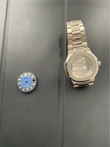 실버 손목시계 케이스 다이얼 포함 S nh35용