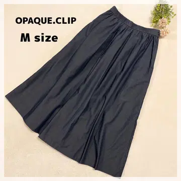 [오파크 클립] 개더 스커트 M 네이비 뒷부분 밴딩