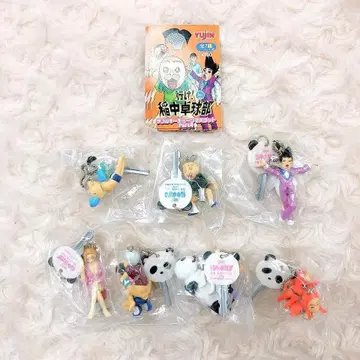 [노멀 7종] 이케! 이나카 탁구부 더블 키체인 마스코트 Part4