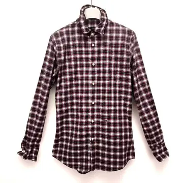 새상품급 archive 디스퀘어드 와이어 들어간 색빠짐 가공 체크 셔츠