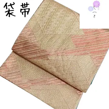 후쿠로 오비 전통 골드 컬러 포멀