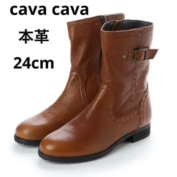 가죽 숏부츠 숏부츠 플랫부츠 천연 가죽