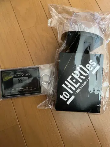 to HEROes 응원봉 공식 팬클럽 넘버아이 특전 포함