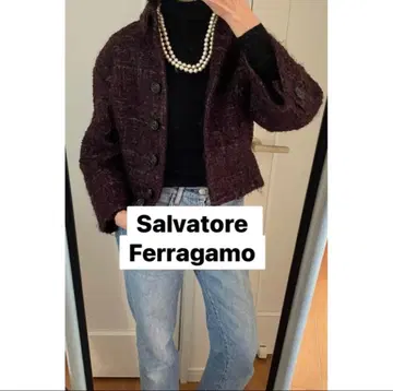 Salvatore Ferragamo 트위드 자켓