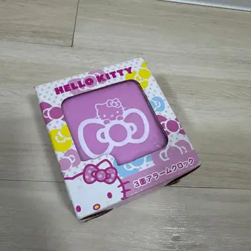 HELLO KITTY 3면 알람 시계