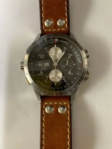 해밀턴 자동 손목시계 크로노그래프