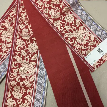 순수 실크 하카타 오리 반폭 오비 22