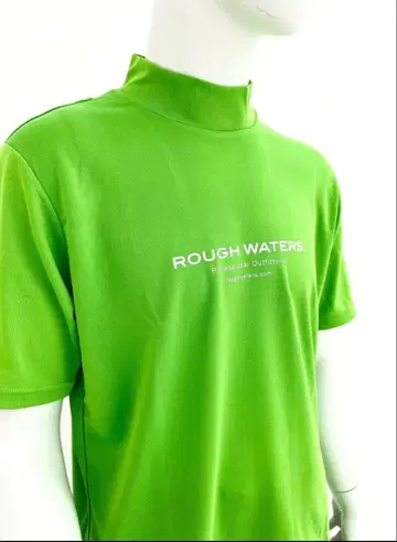 엘리트 그립 ROUGH WATERS 반팔 모크넥 그린 L 새상품