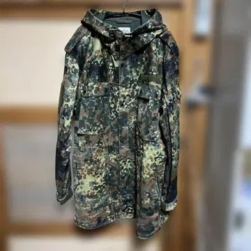 빈티지 구제 의류 98's 카모플라쥬 밀리터리 자켓 플렉터 카모 xl