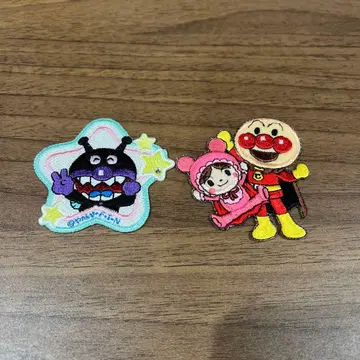 호빵맨 자수 패치 2개 세트