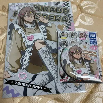 토겐안키 저지 메이드 모모데라 신몬 캔뱃지 엽서