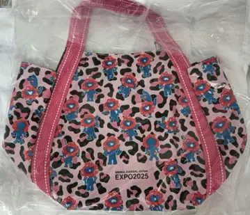 EXPO2025 오사카 만박 미야쿠미야쿠 표범 무늬 벌룬 토트 토트백