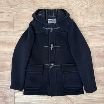 LONDON Tradition 네이비 더플 코트