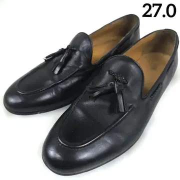 새상품급 자라 태슬 로퍼 가죽 U칩 블랙 ZARA