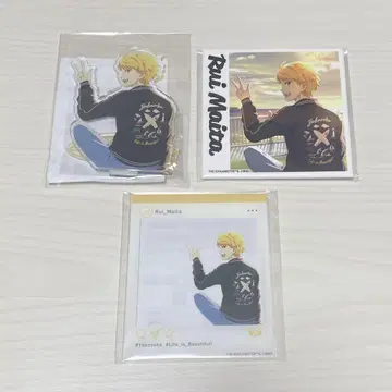 아이돌 마스터 SideM 마이타 루이 아크릴 스탠드 캔뱃지 클리어 카드