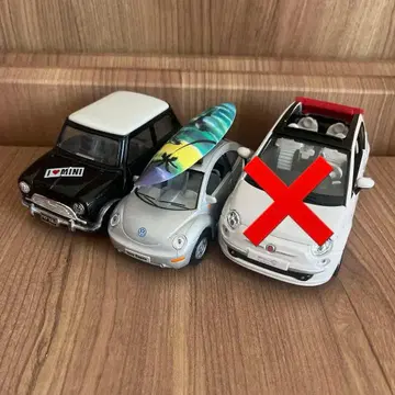 미니쿠퍼 비틀 2대 세트 미니카