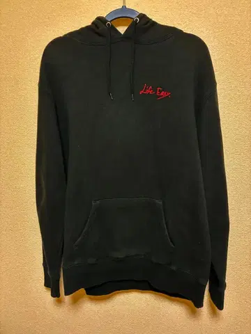 사치모스 Life Easy 블랙 후드티 L