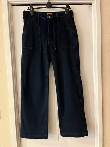 새상품급 EDWIN 저지즈 이지 베이커 와이드 데님 팬츠(기모)