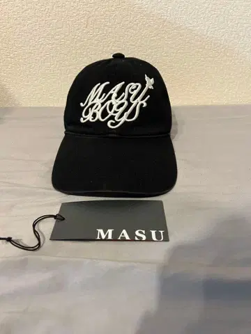 MASU 블랙 캡 25SS