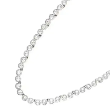 정품 스와로브스키 테니스 목걸이 실버 tennisnecklace