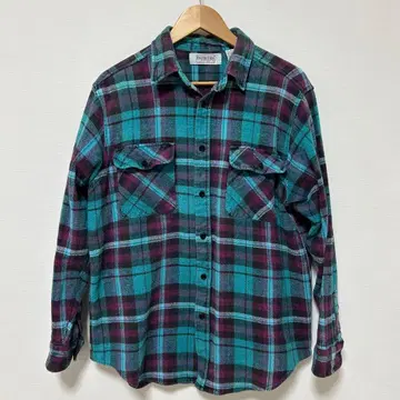 새상품급 FIVE BROTHER 체크 무늬 플란넬 셔츠 파이브브라더