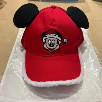 디즈니 크리스마스 캡 모자