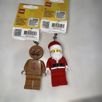레고랜드 시즌 한정 라이트 키링 쿠키 & 산타클로스