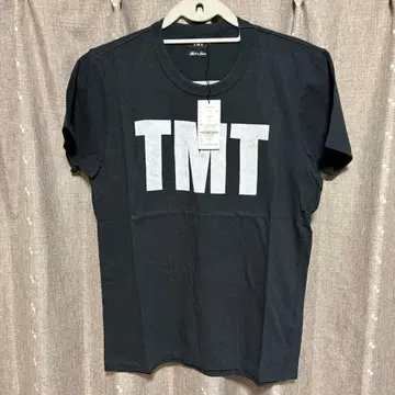 y122521 TMT 티셔츠 블랙 프린트 S