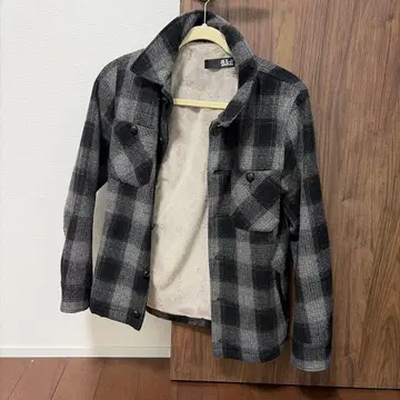 체크 무늬 플란넬 셔츠 자켓 ALA