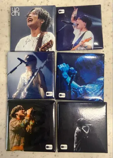 유리 캔뱃지 6개