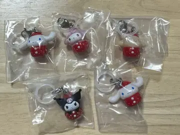 산리오 딸기 메지루시 액세서리 5개 세트