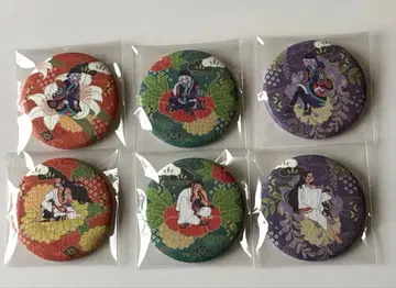 극장판 모노노케 Botania 와시 캔뱃지 전 6종 세트