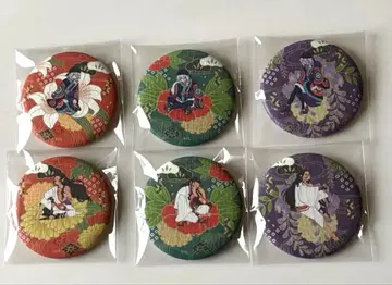 극장판 모노노케 Botania 와시 캔뱃지 전 6종 세트 야쿠시 신기