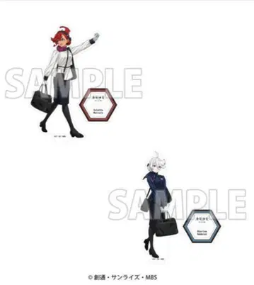 JR 도카이 건담 콜라보 수성의 마녀 아크릴 스탠드 슬레타 미오리네