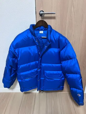 Champion 블루 다운 자켓 M 사이즈