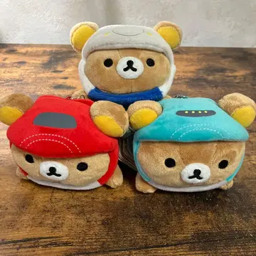 리락쿠마 매달리는 봉제 인형 3개 세트