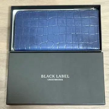 BLACK LABEL CRESTBRIDGE 네이비 장지갑