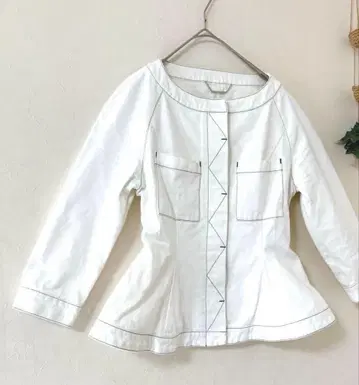 셀포드 노카라 자켓 36