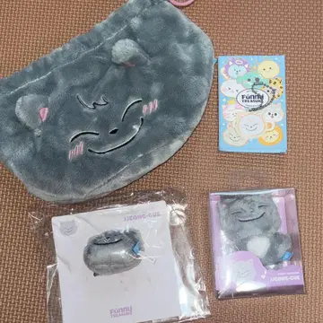 정우 treasure 트레이딩 카드 funny 봉제 인형 파우치 핀 배지