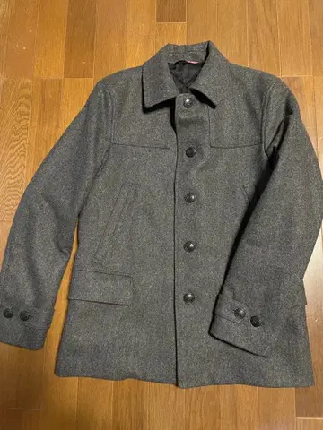 폴 스미스 그레이 피 코트