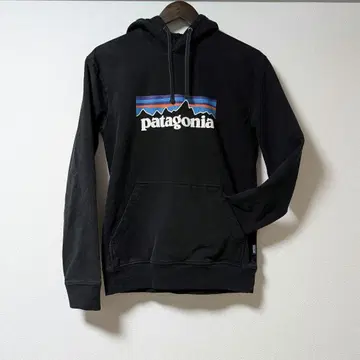 [Patagonia] 로고 후드티 블랙 Ssize