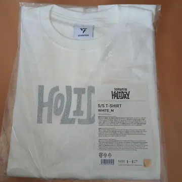 SEVENTEEN HOLIDAY T-SHIRT M 사이즈 화이트