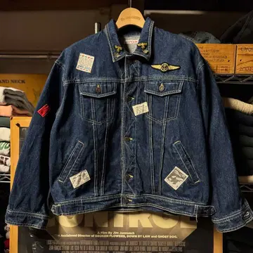 90s vintage 데님 자켓 G 데님 자켓 짧은 기장