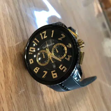 Tendence 크로노그래프 블랙 골드