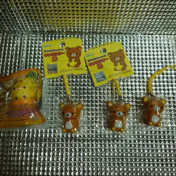 헤이세이 레트로 산엑스 리락쿠마 방울 키링